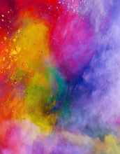 Carregar imagem no visualizador da galeria, Wall Mural Decal Sticker Burst of Color Powder Abstract #6006