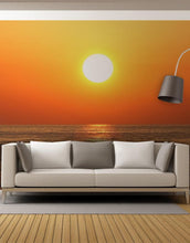 Carregar imagem no visualizador da galeria, Sunset Over Ocean Wall Mural Decal Sticker #6008
