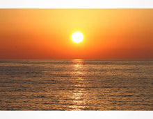 Carregar imagem no visualizador da galeria, Sunset Over Ocean Wall Mural Decal Sticker #6008