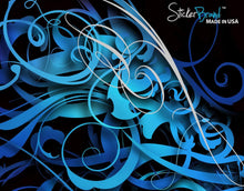 Carregar imagem no visualizador da galeria, Large Swirl Butterfly Wall Graphic Mural #6024