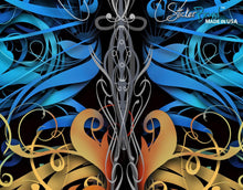 Carregar imagem no visualizador da galeria, Large Swirl Butterfly Wall Graphic Mural #6024