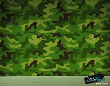 Carregar imagem no visualizador da galeria, Woodland Green Military Combat Camo Camouflage Wall Mural #6064
