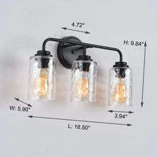 Carregar imagem no visualizador da galeria, 60W Elegant Wall Lights Modern with Clear Glass Sconce