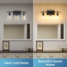 Carregar imagem no visualizador da galeria, 60W Elegant Wall Lights Modern with Clear Glass Sconce