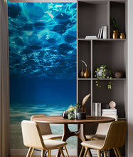 Load image into Gallery viewer, Underwater Wallpaper. View of Tropical Beach Wall Mural #6124