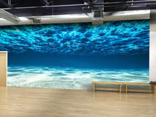 Load image into Gallery viewer, Underwater Wallpaper. View of Tropical Beach Wall Mural #6124
