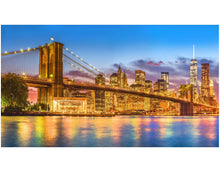 Carregar imagem no visualizador da galeria, New York City Brooklyn Bridge Wall Mural Decal Sticker. #6149