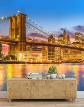 Carregar imagem no visualizador da galeria, New York City Brooklyn Bridge Wall Mural Decal Sticker. #6149