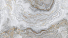 Load image into Gallery viewer, White Marble Stone Granite Slate Peel and Stick Wallpaper | Removable Wall Mural #6180