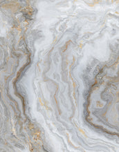 Load image into Gallery viewer, White Marble Stone Granite Slate Peel and Stick Wallpaper | Removable Wall Mural #6180