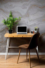 Load image into Gallery viewer, White Marble Stone Granite Slate Peel and Stick Wallpaper | Removable Wall Mural #6180