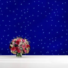 Carregar imagem no visualizador da galeria, Starry Night on a Deep Blue Midnight Sky Wall Mural Decal. #6198