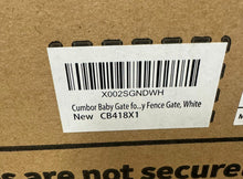 Load image into Gallery viewer, Cumbor 29.7-57" Extra Wide Baby Gate for Stairs, Mom's Choice Awards Winner-Dog Gate for Doorways, Pressure Mounted Walk Through Safety Child Gate