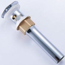 Cargar imagen en el visor de la galería, Chrome Bathroom Sink Faucet Single Handle Single Hole Lavatory Faucet with overflow pop up drain