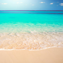 Carregar imagem no visualizador da galeria, Tropical White Sand Paradise Beach Ocean Wave Scenery Wall Mural. #6201