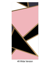 Carregar imagem no visualizador da galeria, Modern Decor Gold, Black and Pink Mosaic Peel and Stick Wallpaper | Removable Wall Mural #6210