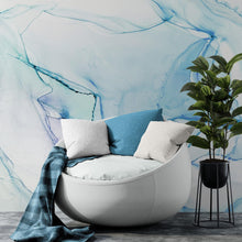 Carregar imagem no visualizador da galeria, Abstract Ink Pattern Peel and Stick Wallpaper. Removable Wall Mural. (Blue, Green, Purple) #6212