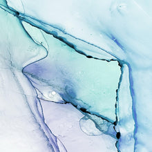 Carregar imagem no visualizador da galeria, Abstract Ink Pattern Peel and Stick Wallpaper. Removable Wall Mural. (Blue, Green, Purple) #6212