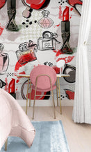 Carregar imagem no visualizador da galeria, Fashion Cosmetic Make-up Peel and Stick Wallpaper | Removable Wall Mural #6214