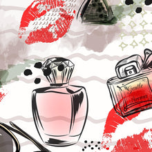 Carregar imagem no visualizador da galeria, Fashion Cosmetic Make-up Peel and Stick Wallpaper | Removable Wall Mural #6214