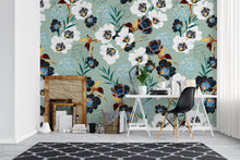 Carregar imagem no visualizador da galeria, Flower Blossom Botanical Gardens Design Mural. #6219