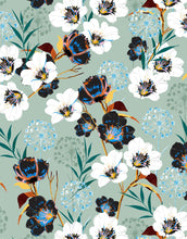 Carregar imagem no visualizador da galeria, Flower Blossom Botanical Gardens Design Mural. #6219