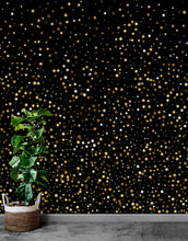 Carregar imagem no visualizador da galeria, Gold Starry Night Mural #6226