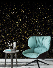 Carregar imagem no visualizador da galeria, Gold Starry Night Mural #6226