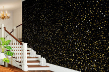 Carregar imagem no visualizador da galeria, Gold Starry Night Mural #6226