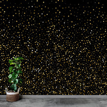 Carregar imagem no visualizador da galeria, Gold Starry Night Mural #6226
