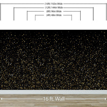 Carregar imagem no visualizador da galeria, Gold Starry Night Mural #6226