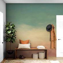 Carregar imagem no visualizador da galeria, Cloud Wallpaper Wall Art Decor. Pastel Cloudscape Wallpaper. #6235