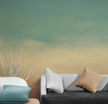 Carregar imagem no visualizador da galeria, Cloud Wallpaper Wall Art Decor. Pastel Cloudscape Wallpaper. #6235