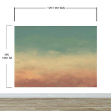 Carregar imagem no visualizador da galeria, Cloud Wallpaper Wall Art Decor. Pastel Cloudscape Wallpaper. #6235