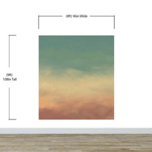 Carregar imagem no visualizador da galeria, Cloud Wallpaper Wall Art Decor. Pastel Cloudscape Wallpaper. #6235