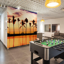 Carregar imagem no visualizador da galeria, Tropical Sunset Palm Tree Paradise Wall Mural. #6236