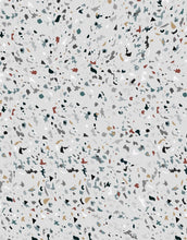 Carregar imagem no visualizador da galeria, Terrazzo Mosaic Pattern Peel and Stick Wall Paper Mural. #6260