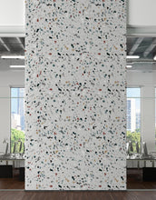 Carregar imagem no visualizador da galeria, Terrazzo Mosaic Pattern Peel and Stick Wall Paper Mural. #6260