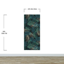 Carregar imagem no visualizador da galeria, Tropical Palm Leave Pattern Peel and Stick Wall Mural. #6264