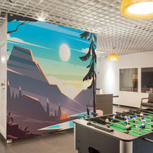 Carregar imagem no visualizador da galeria, Colorful Colorado Mountain Sunset Mural #6270