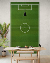 Carregar imagem no visualizador da galeria, Soccer Field Wallpaper. Football Pitch Wallpaper. Peel and Stick Wall Mural. Soccer Stadium Wallpaper. #6465