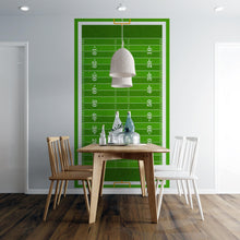 Carregar imagem no visualizador da galeria, Football Field Wall Mural. 100 yard field with end zone large wall mural. #6276