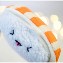 Load image into Gallery viewer, Sushi Plush Keychain 5 Soft Cute Design (Salmon)