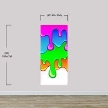 Load image into Gallery viewer, Bright Color Dripping Ink Splatter Wall Mural. #6285