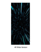 Carregar imagem no visualizador da galeria, Lightspeed Through Hyperspace Wall Mural. Peel and Sticker Wallpaper. #6286