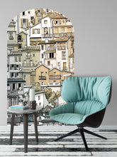 Load image into Gallery viewer, Arch Doorway Wall Decal. European Charming Small Village Town Arch Peel and Stick Wall Decal. Removable Graphic. #6293