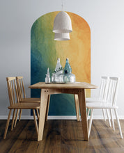 Load image into Gallery viewer, Arch Wall Decal. Colorful Liquid Fluid Watercolor Arch Peel and Stick Wall Decal. Removable Graphic. #6294