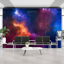 Carregar imagem no visualizador da galeria, Space Galaxy Nebula Wall Mural Peel and Sticker Wallpaper. #6295
