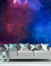 Carregar imagem no visualizador da galeria, Space Galaxy Nebula Wall Mural Peel and Sticker Wallpaper. #6295