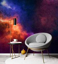 Carregar imagem no visualizador da galeria, Space Galaxy Nebula Wall Mural Peel and Sticker Wallpaper. #6295
